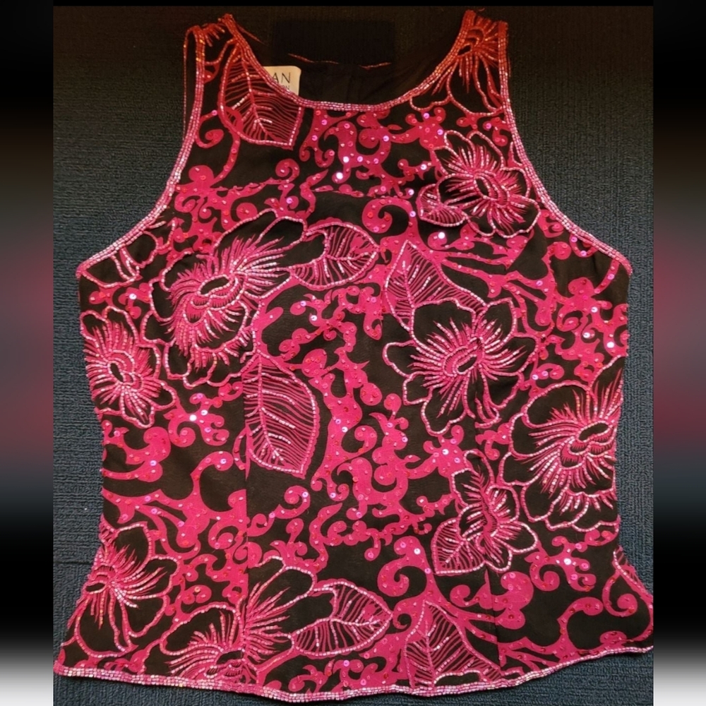 Sean Collection Beaded top
